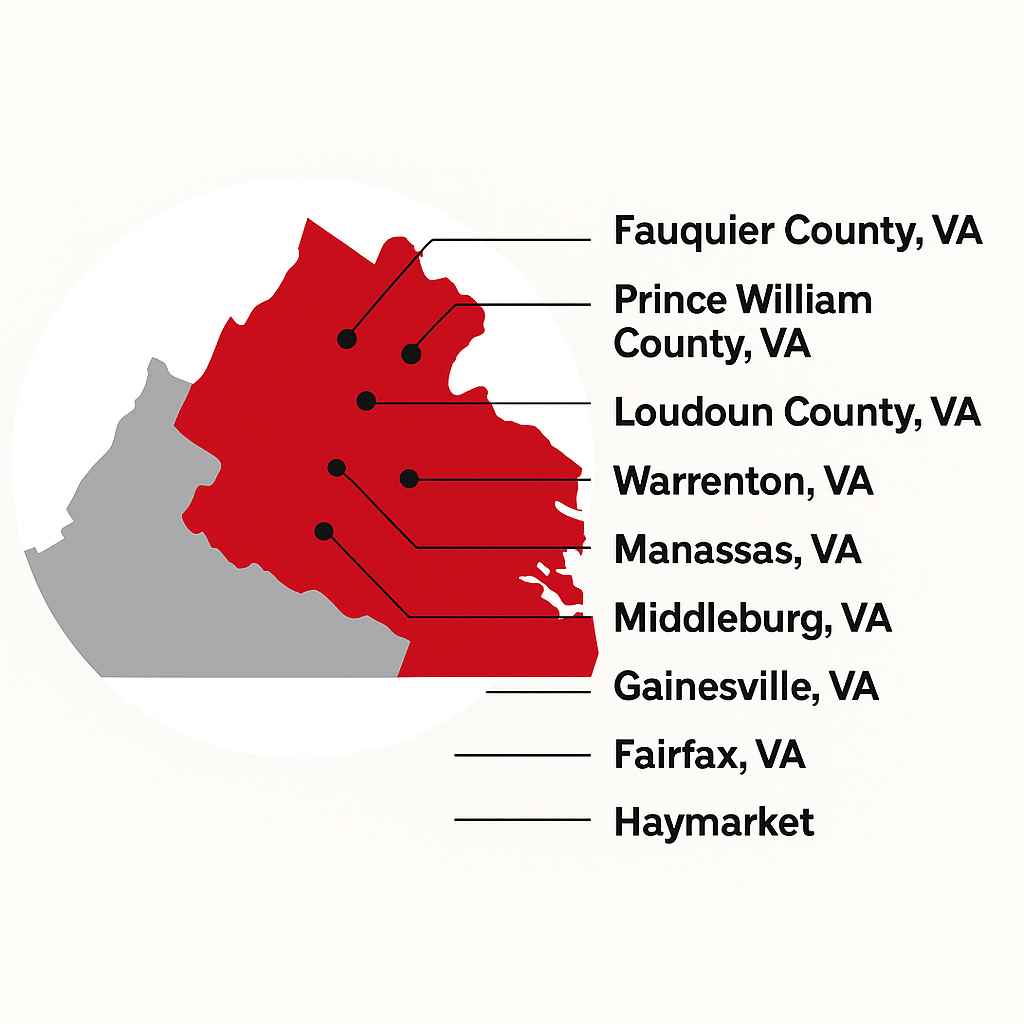 gallaher seamless paving experts serving northern virginia areas like Fauquier County, Loudoun County, Prince william County and nearby areas