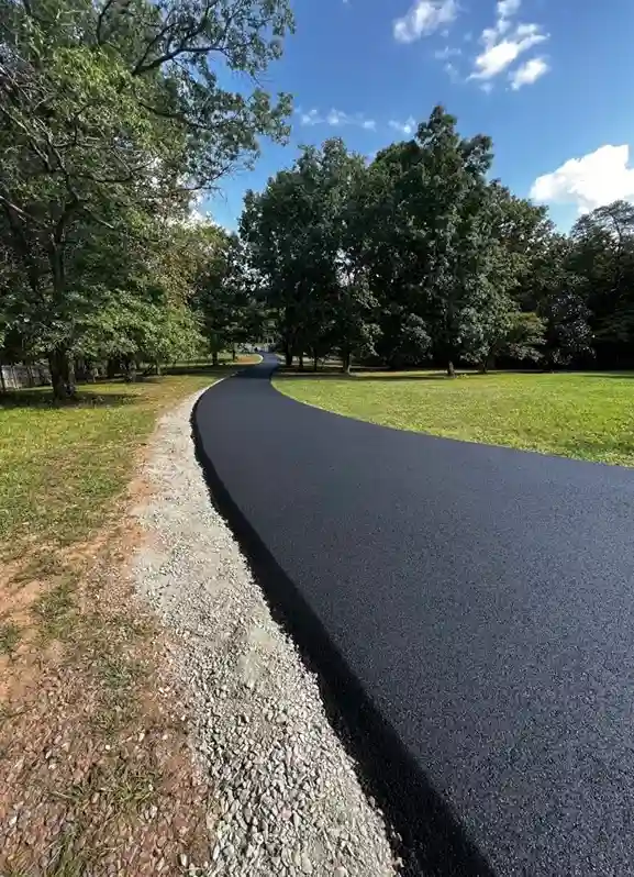 excellent driveway paving installed by in Haymarket Northern Virginia by Gallaher Seamless Paving Company