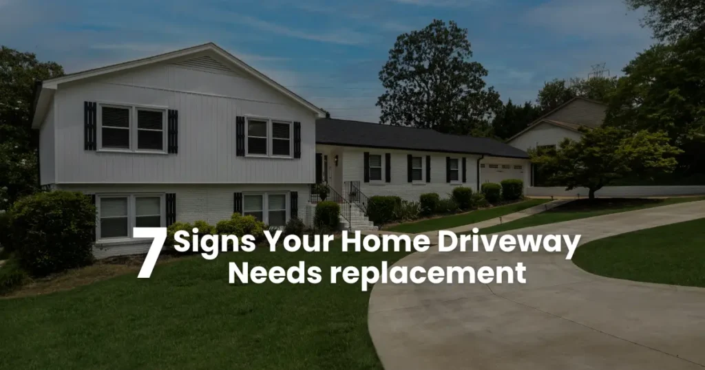 Signs an asphalt driveway needs replacement including cracks and surface deterioration